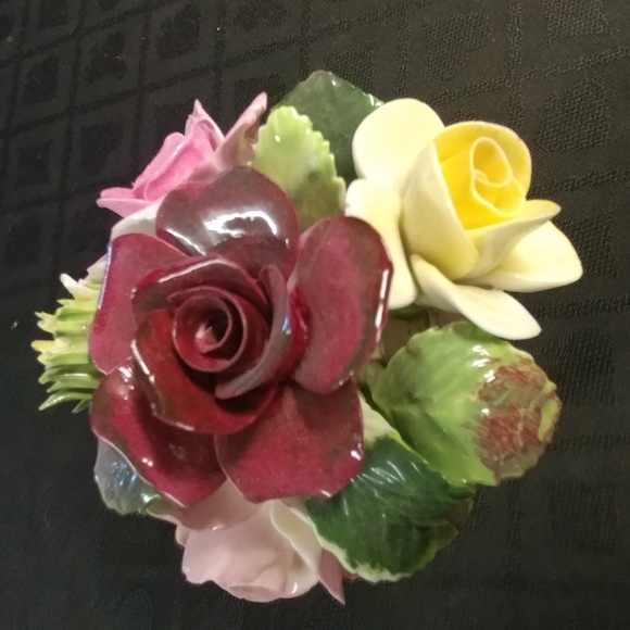 Royal Adderley Floral Bone China Sculpture (b) - Picture 3 of 3